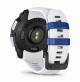 Instinct 3 – 45 mm, Solar Whitestone with Whitestone/Bolt Blue Band - 010-02934-03 - Garmin
